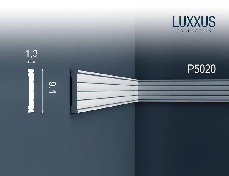 P5020 Orac Luxxus Orac Decor молдинг из полиуретана 91*13*2000 мм