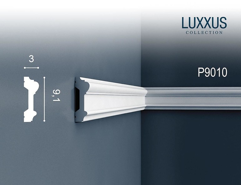 P9010 Orac Luxxus Orac Decor молдинг из полиуретана 91*30*2000 мм