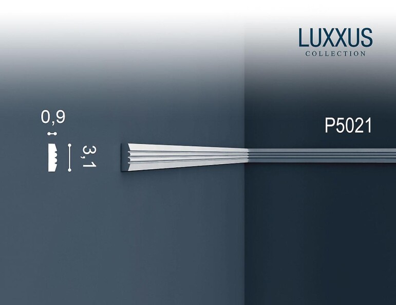 P5021 Orac Luxxus Orac Decor молдинг из полиуретана 31*9*2000 мм