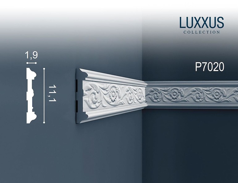 P7020 Orac Luxxus Orac Decor молдинг из полиуритана 111*19*2000 мм