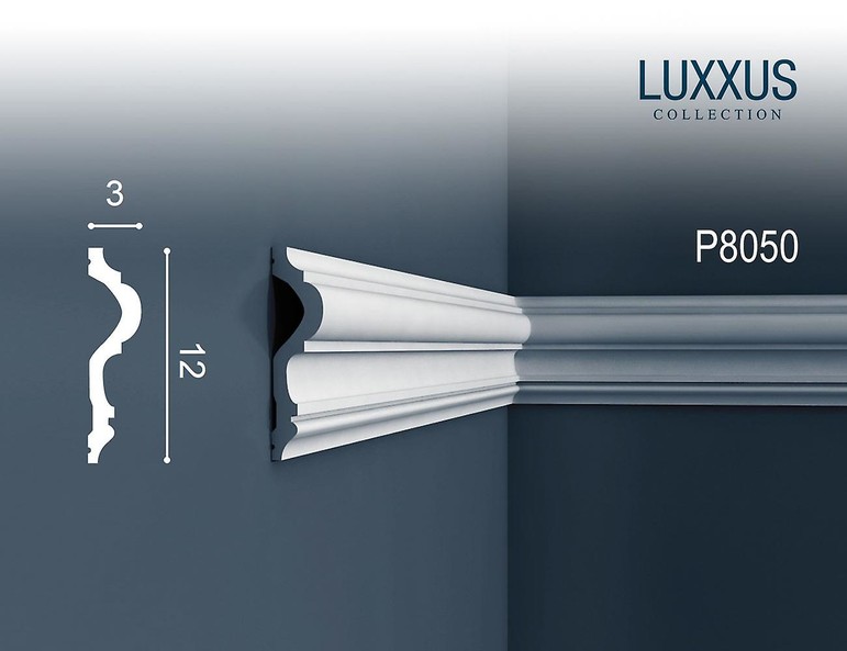 P8050 Молдинг Orac Luxxus Orac Decor из полиуретана 120*30*2000 мм