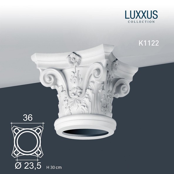 K1112 Капитель колонны из полиуретана Orac Luxxus Orac Decor