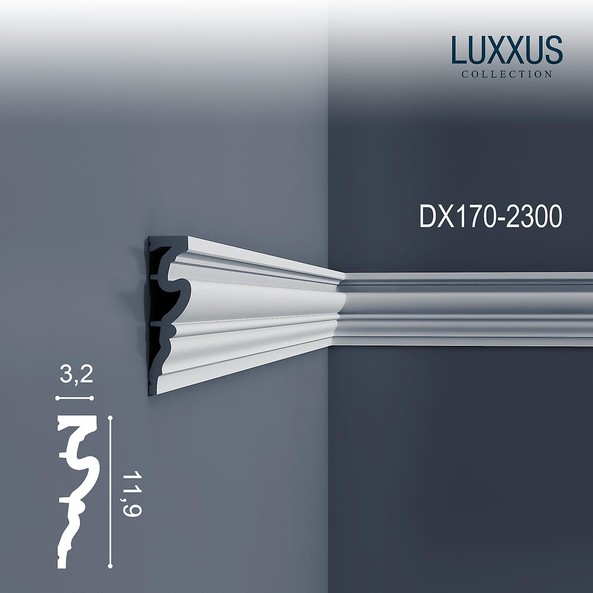 DX170-2300 Молдинг без орнамента Orac Luxxus Orac Decor