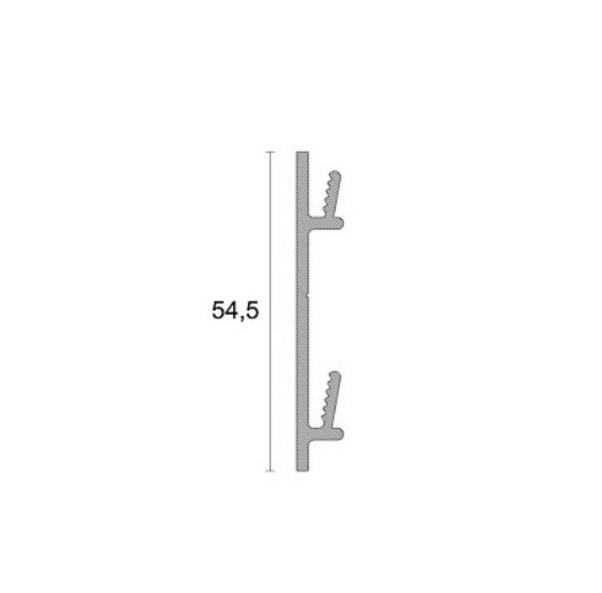 S95/(7;10) Клипса для Плинтуса алюминиевого 2158, 2642 Евротрим