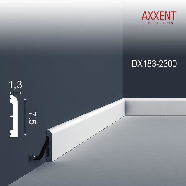 DX183-2300 Orac Axxent Orac Decor плинтус многофункциональный из дюрополимера